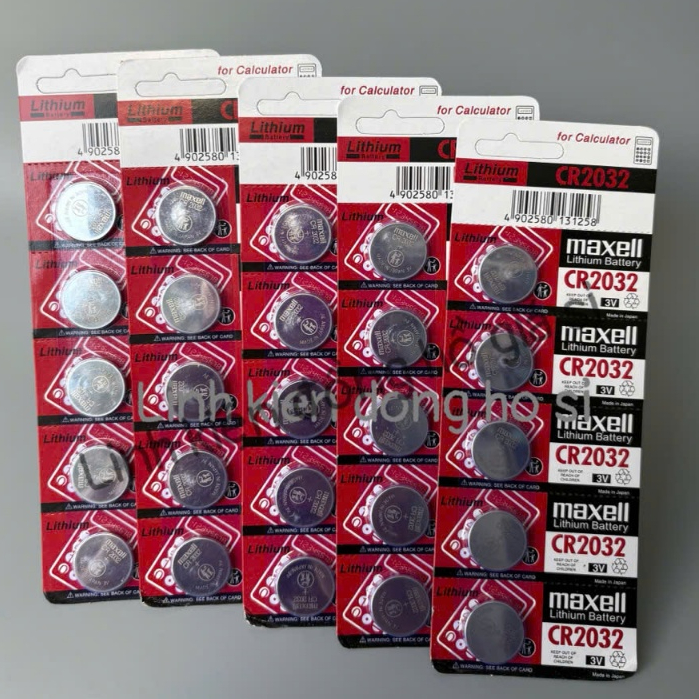Pin CMOS Maxell CR2032 - 2032 Lithium 3v - Hàng Chính Hãng