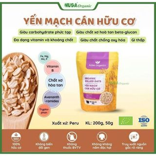 Yến mạch cán dẹt, Yến mạch cán vỡ hữu cơ cho bé - Marka, Probios & C'LaVie - 200g, 450g & 500g