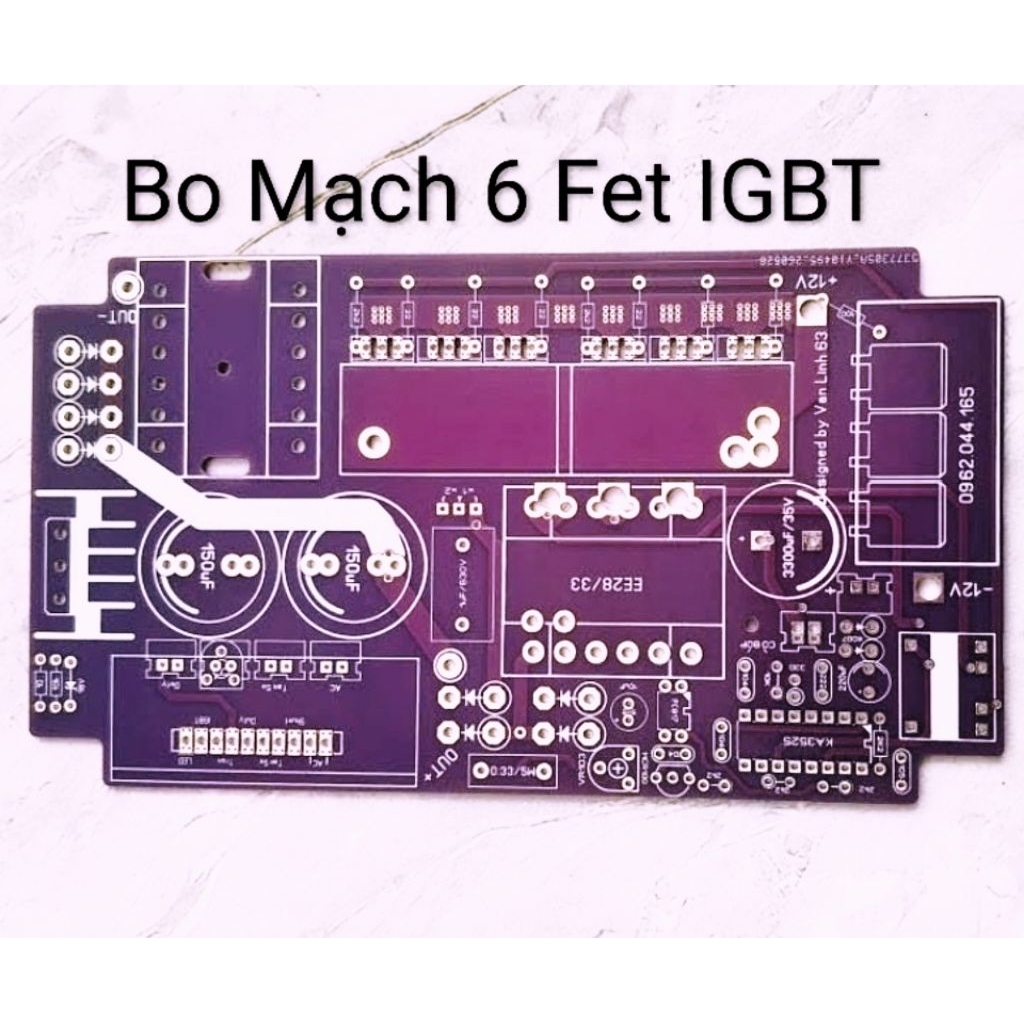 Bo Mạch 6 Fet IGBT- Điện tử Văn Linh