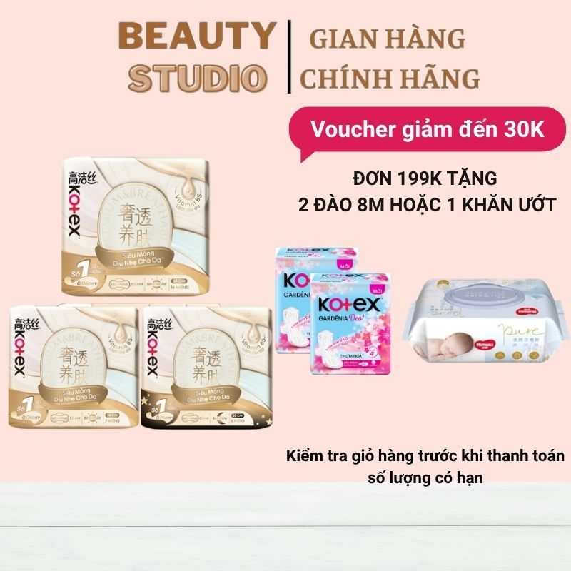 Băng vệ sinh Kotex Cicada Nhập Khẩu Siêu Mỏng Nhẹ Nhiều Kích Cỡ