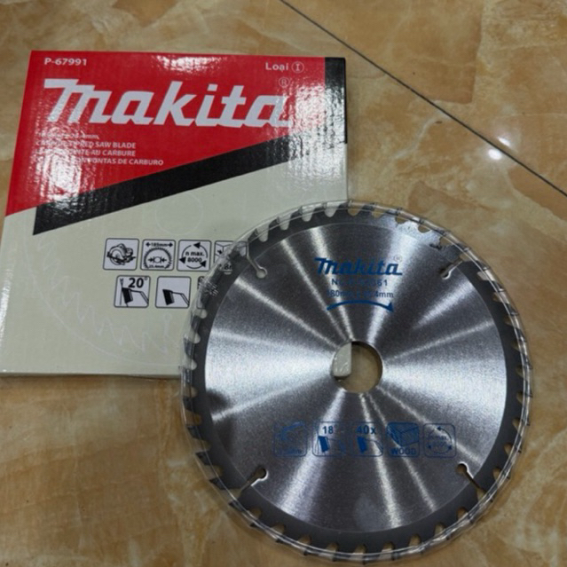 Lưỡi Cưa Gỗ 185mm Makita [ 40T ]