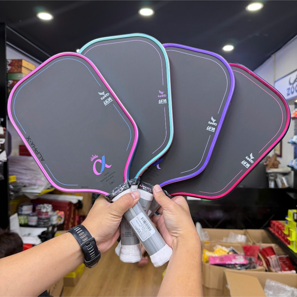 [ KAMITO ] VỢT PICKLEBALL KAMITO ALPHA X CHÍNH HÃNG ( tặng kèm quấn cán và dán viền )