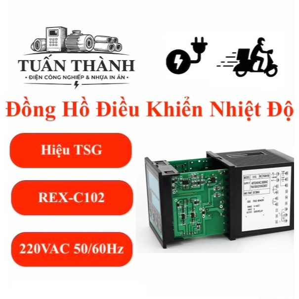 Đồng Hồ Điều Khiển Nhiệt Độ CH102 Hiệu TSG REX-C102