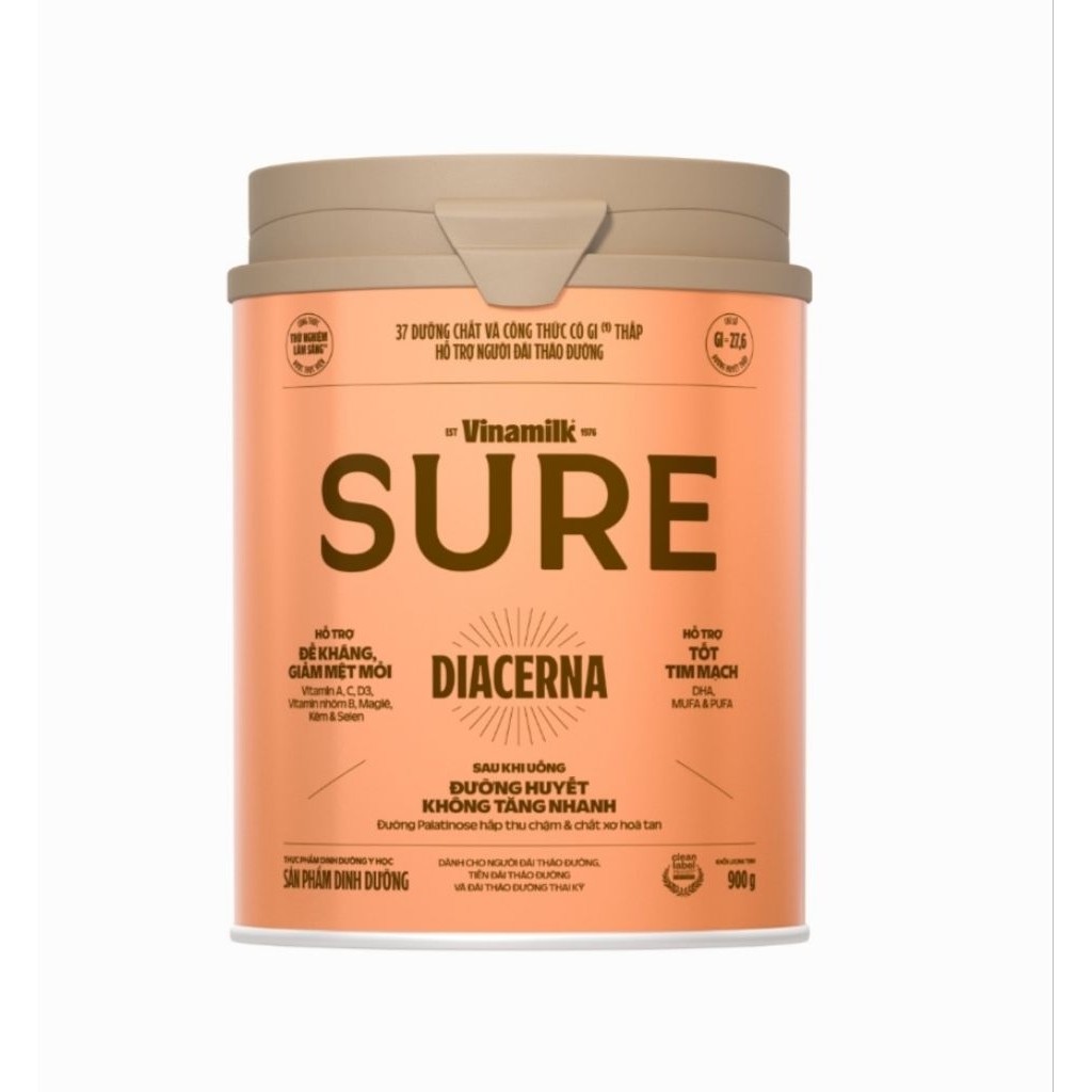 Sữa bột Vinamilk Sure Diecerna 900g
