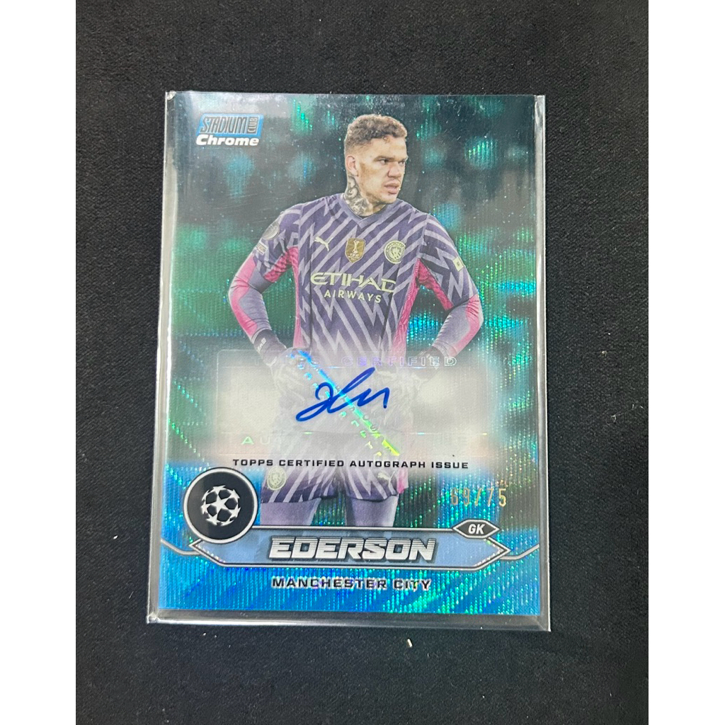 Chữ ký thẻ cầu thủ Ederson /75