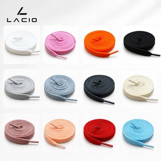 Dây giày dẹt 2 lớp dày dặn LACIO buộc giày sneaker nhiều màu thay thế cho giày thể thao