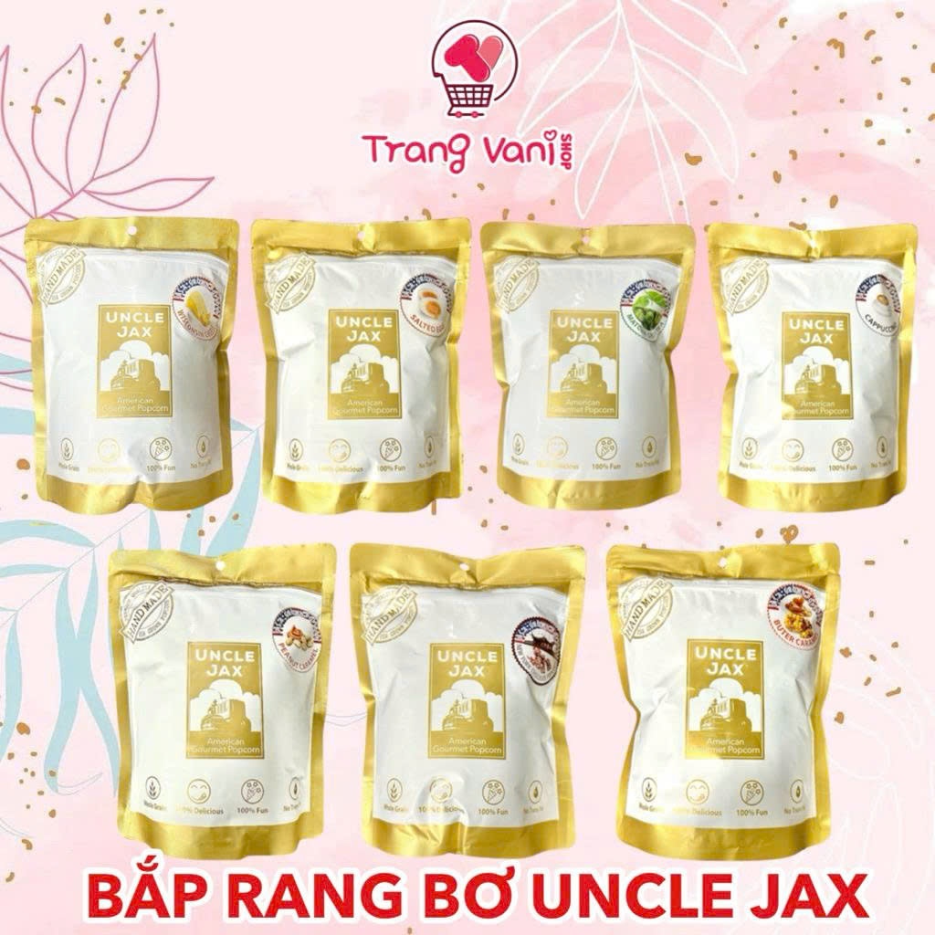 Bắp Rang Bơ Uncle Jax Đủ Vị gói 70gram