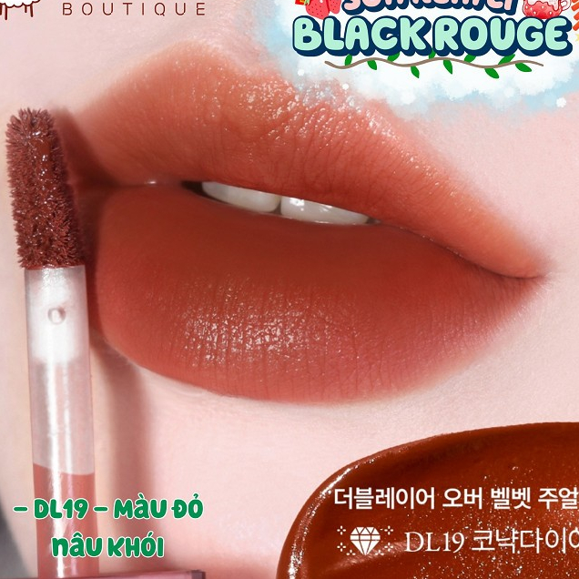Son Kem Black Rouge  DL19  Màu đỏ nâu sang trọng, thanh lịch