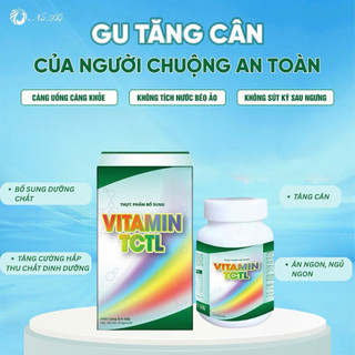 Viên ăn ngon Vitamin TCTL hỗ trợ t ăn  gg câ nn hỗ trợ tiêu hóa thèm ăn hộp nhỏ uống nửa tháng