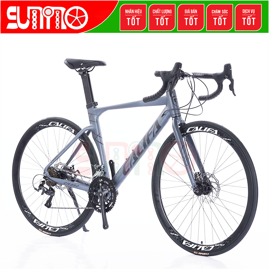 [CỐI NỔ] Xe đạp đua nhôm CALIFA CR350 tay lắc R3 16S
