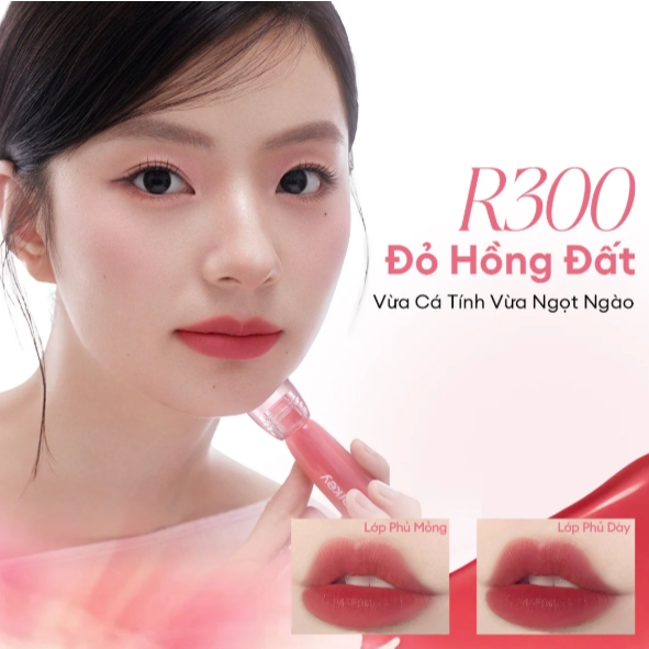 Son Kem Lì Colorkey Siêu Mịn Môi Soft Matte Water Tint R300