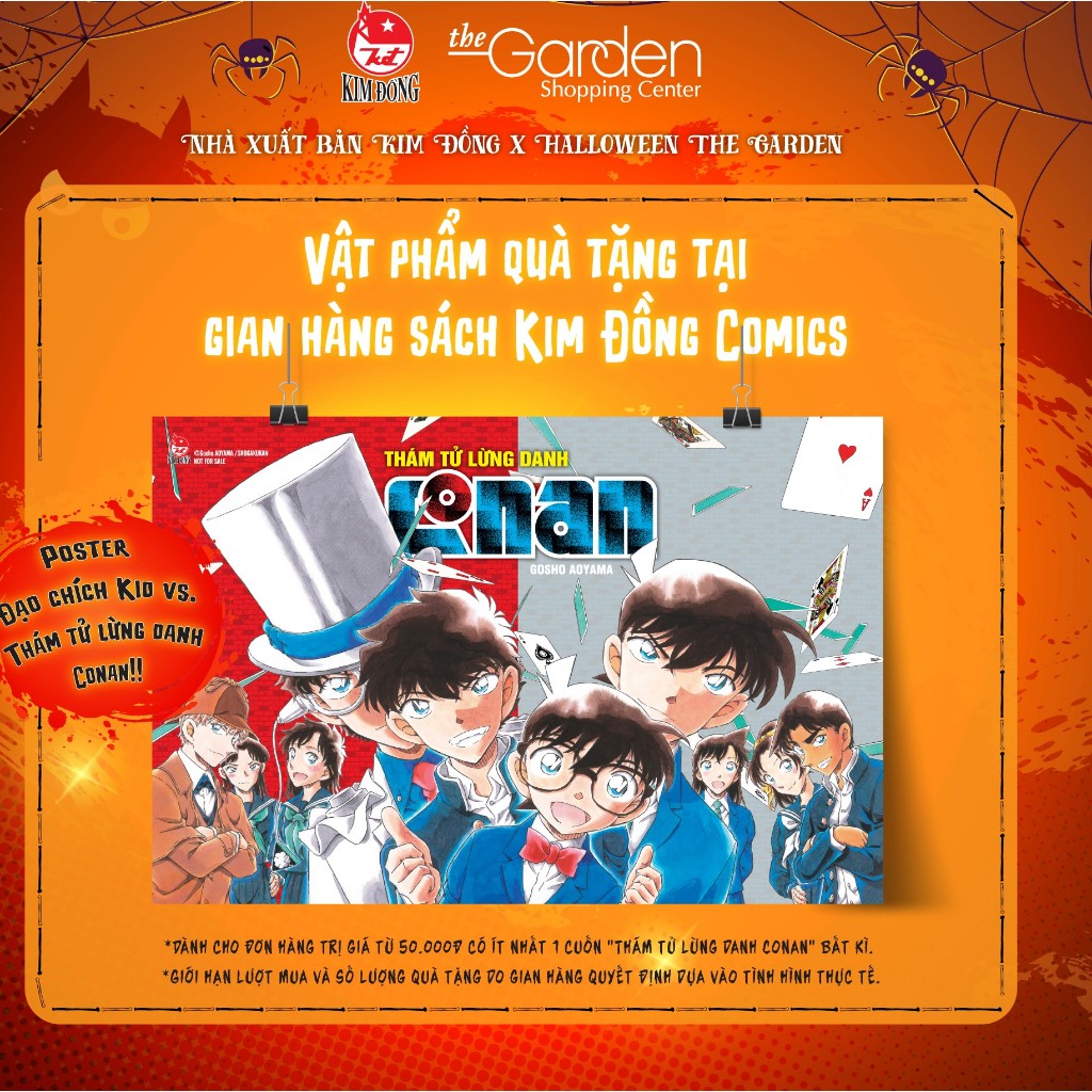 Quà tặng poster conan fes halloween