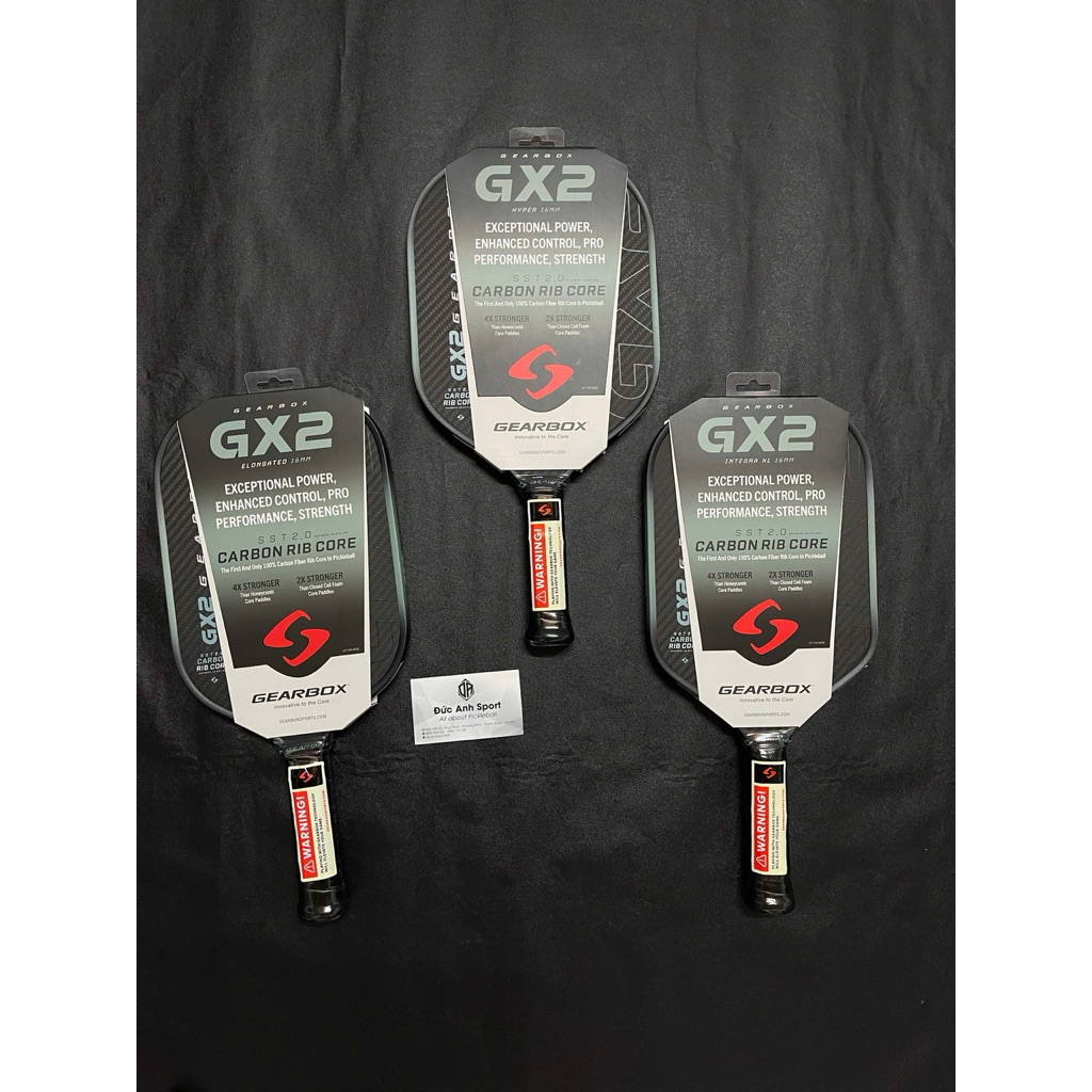 Vợt pickleball GEARBOX GX2 HÀNG CHÍNH HÃNG ship toàn quốc