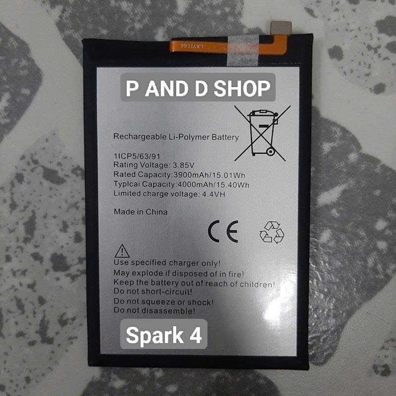 Pin thay thế tecno Spark 4 KC8 CC7 Camon 12 Air CC6 BL-39LT