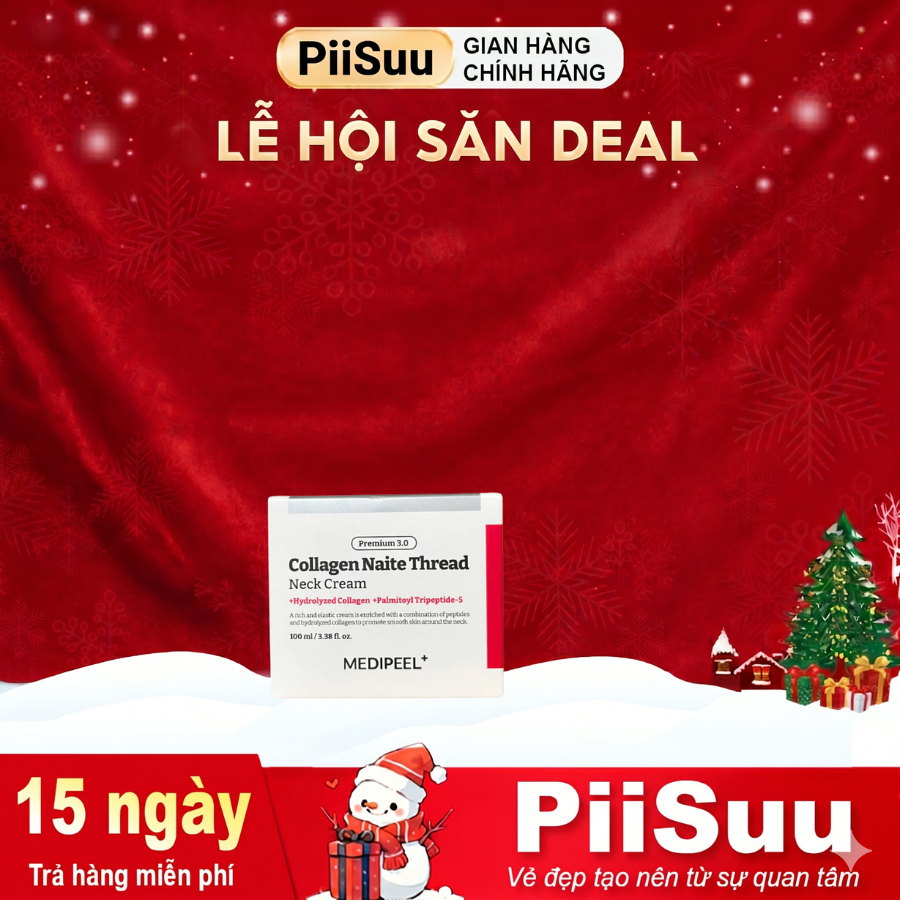 Kem Dưỡng Da Cổ MediPeel NAITE THREAD Neck Cream 100ml
