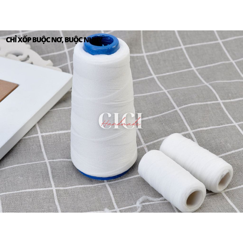 Chỉ bông, chỉ xốp buộc nơ, dây buộc handmade chỉ buộc nhụy không cần cắt Cici Handmade nguyên phụ li