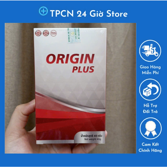 Origin Plus - Bột pha hương vị trái cây - Hộp 10 gói