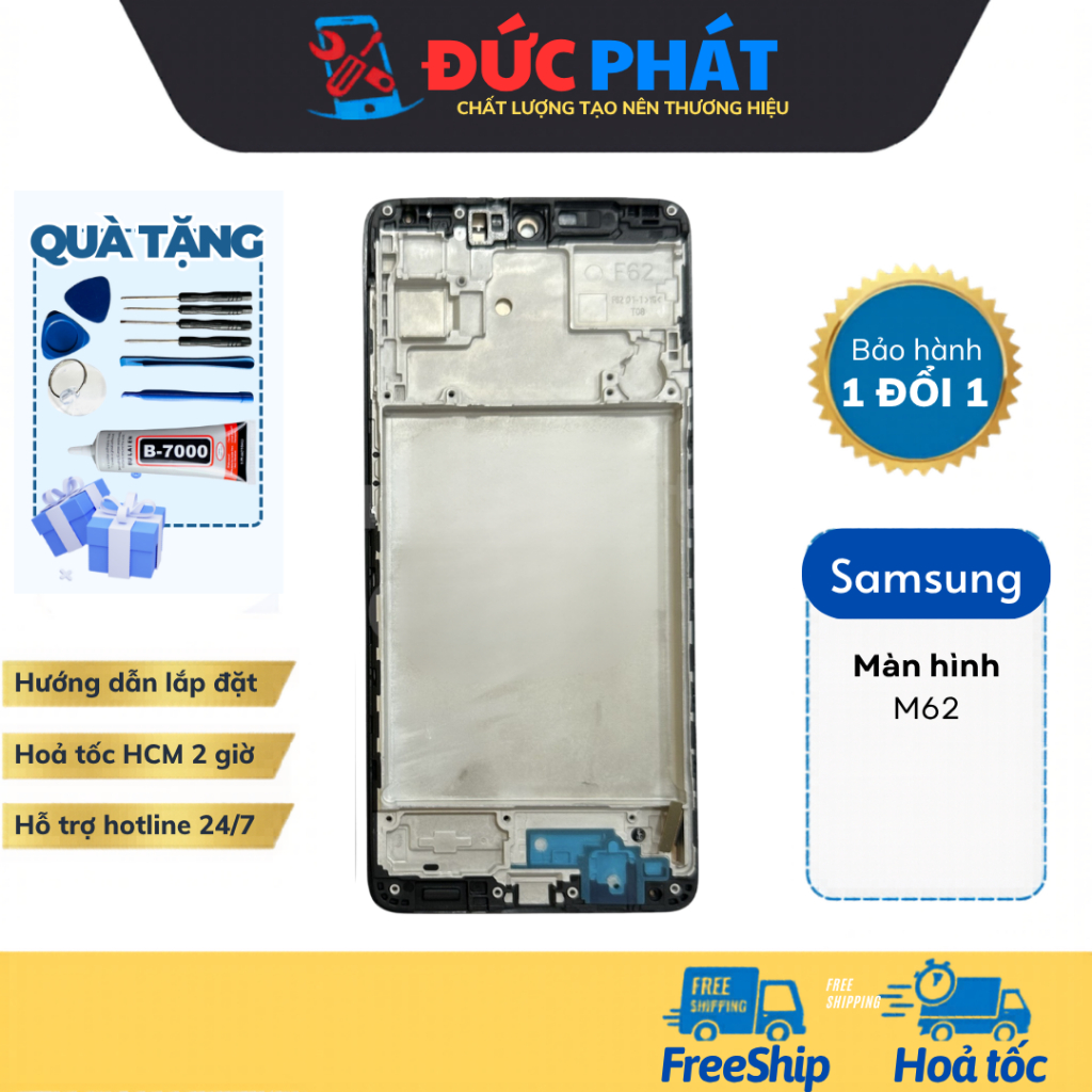 Màn hình thay thế Samsung M62 (tặng bộ sửa và keo)
