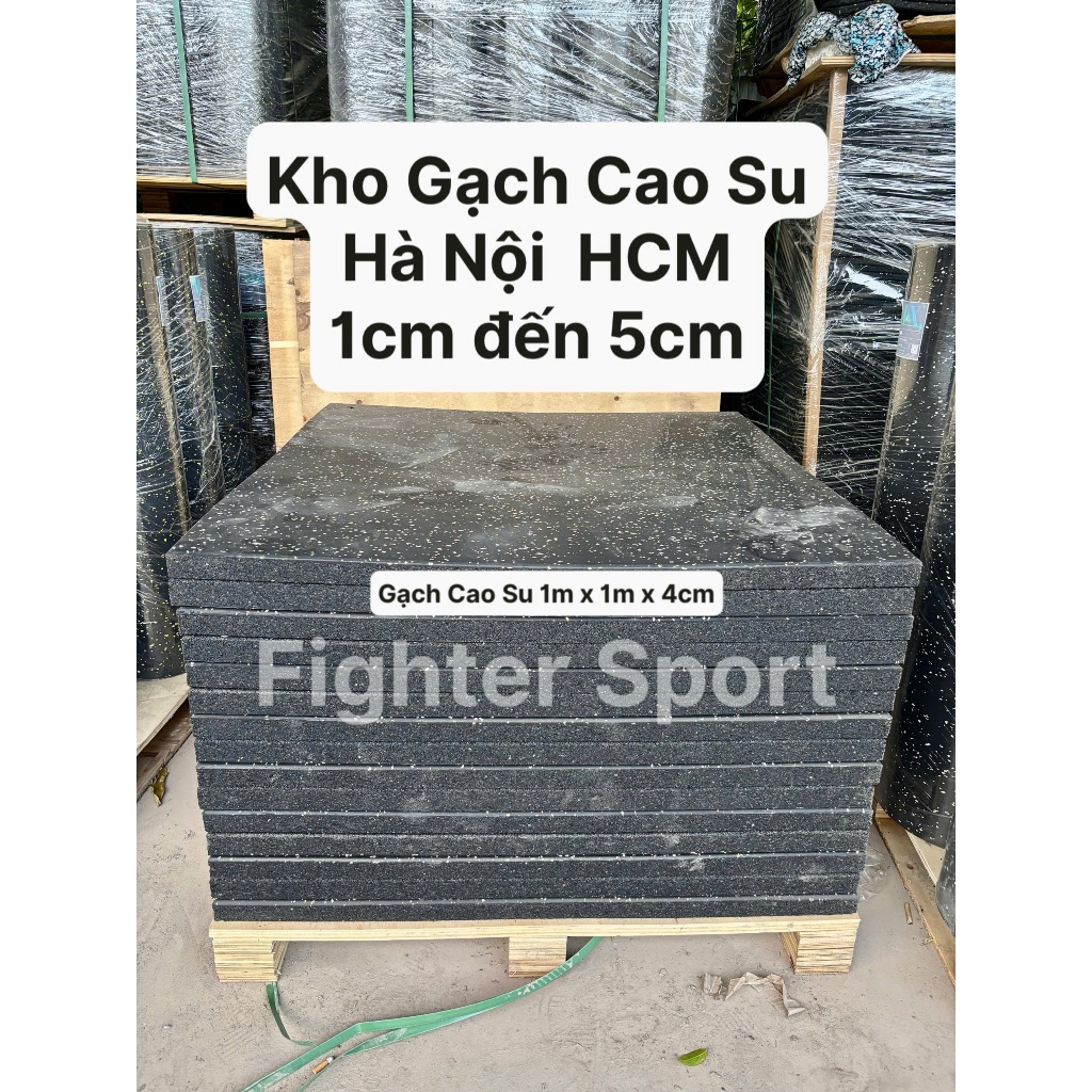 Gạch cao su Gym ,Khu Vui Chơi dầy 1,5cm đến 5cm ( liên hệ shop báo giá )