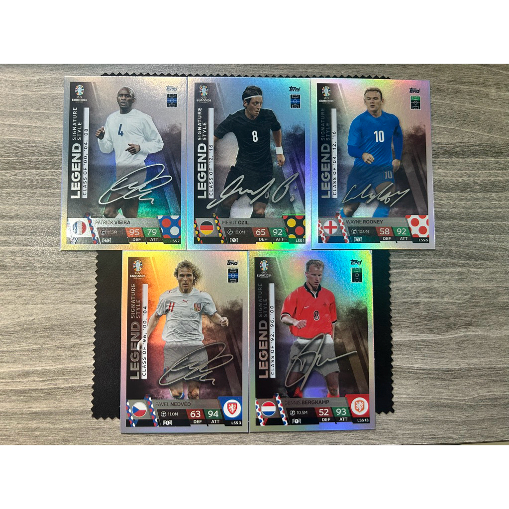 Thẻ chữ ký in Topps Euro 2024