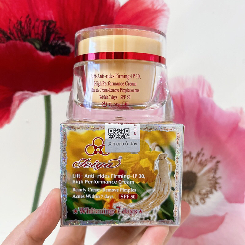 [Chính Hãng]-Kem Feiya Nhân Sâm Đỏ 50gr