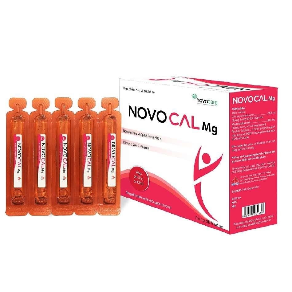 NOVOCAL MG Bổ sung Canxi & Magie – Hỗ trợ xương chắc khỏe, phát triển chiều cao