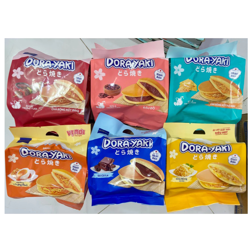 Bánh Dorayaki chà bông Kido's Bakery Bánh Doremon Dorayaki gói 150g (5 cái)