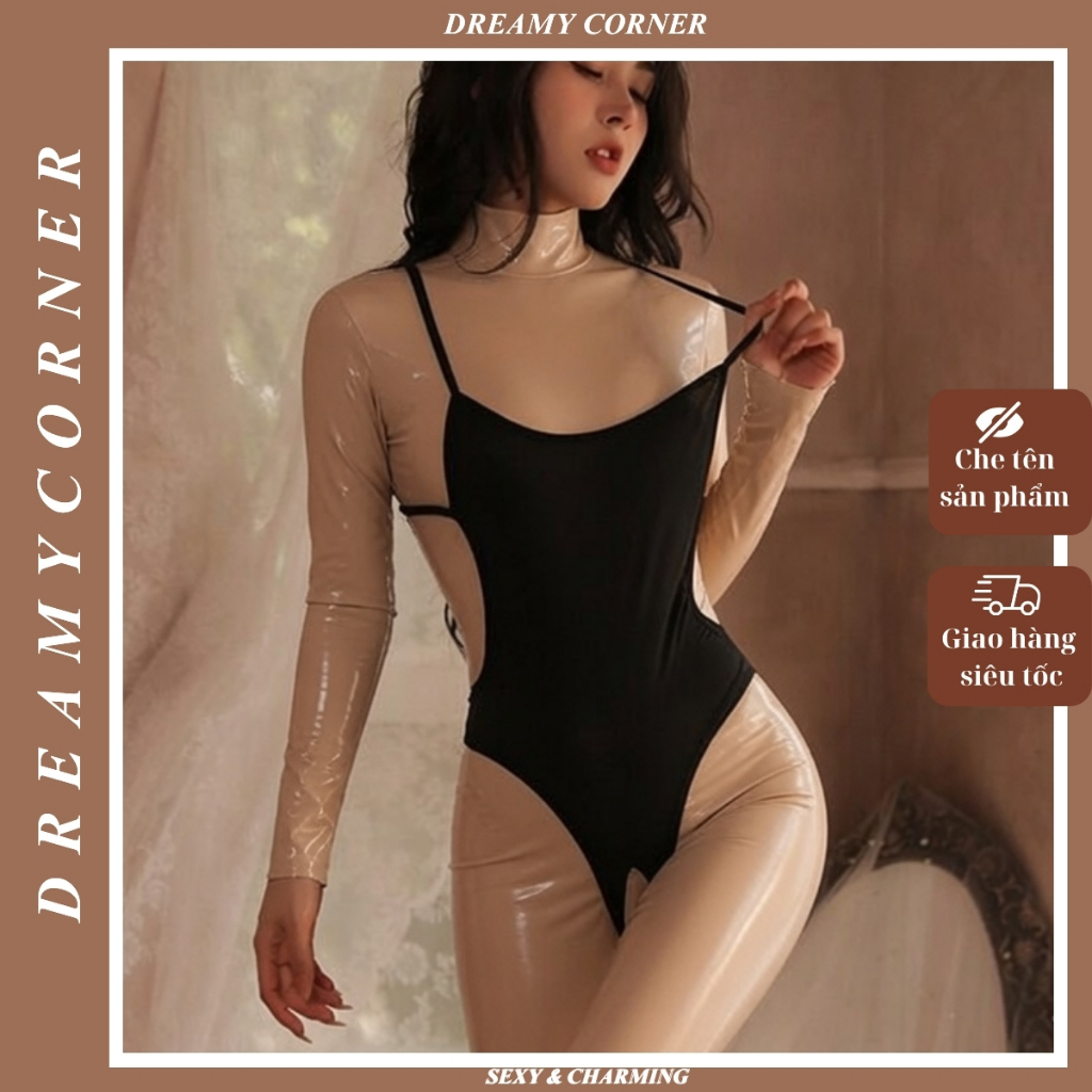 Đồ Ngủ Nữ Quyến Rũ Sexy Bodysuit Sheer JS68 DreamCorner - Đồ Thức BodySuit Gợi Cảm Đầy Mê Hoặc