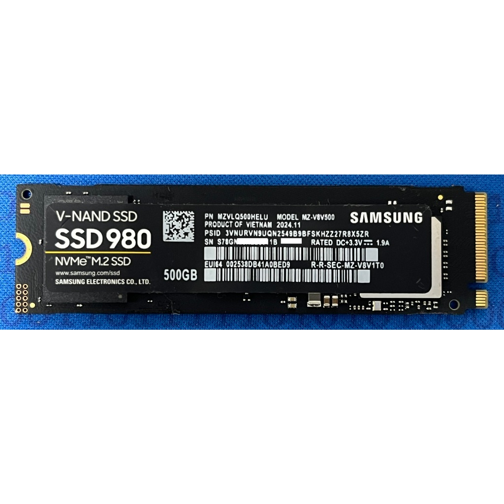 Ổ cứng SSD M.2 NVMe 2280 512GB (Samsung / WD/ SK Hynix/ Kioxia/ Micron) | Gen 3x4, Gen 4x4....