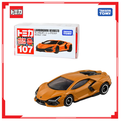 Xe mô hình Tomica No.107 Lamborghini Revuelton 917168 Fullbox Chính Hãng Takara Tomy - Victoys