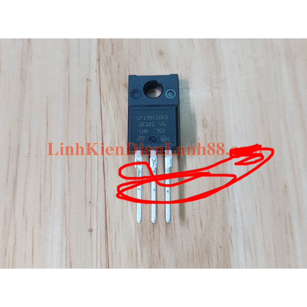 IGBT STGF19NC60KD GF19NC60KD tháo máy chất lượng tốt 