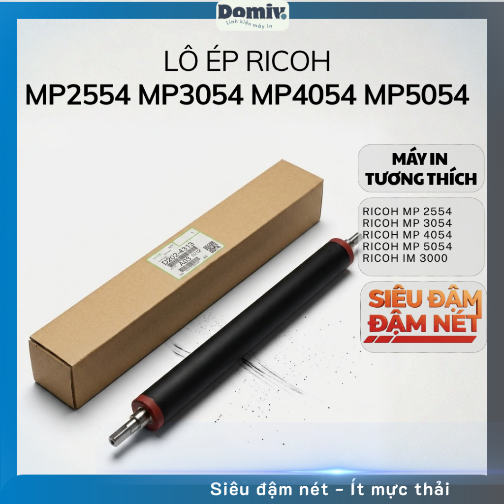 Lô Ép Ricoh IM2500 IM3000 IM3500 IM4000 IM5000 Truyền Nhiệt Tốt Hoạt Động Ổn Định Linh Kiện Cao Cấp