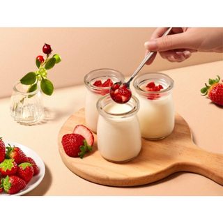 🏵️FREESHIP🏵️ COMBO 10 BỘ 12 HŨ, LỌ THUỶ TINH LÀM, ĐỰNG SỮA CHUA