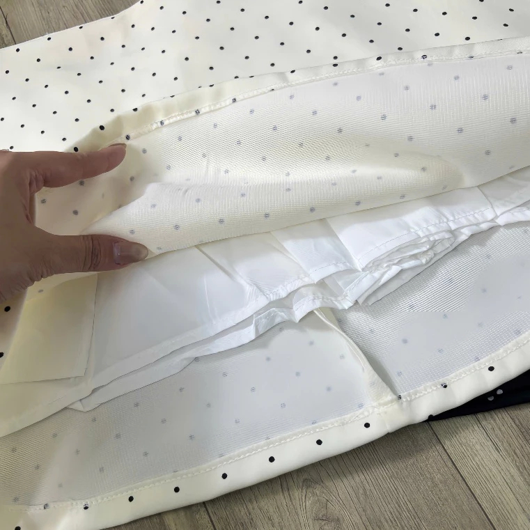 Chân Váy Chấm Bi Chữ A Khóa Kéo Cạp Cao Có Quần Bảo Hộ 2 Phong Cách Hàn Quốc M081 | BigBuy360 - bigbuy360.vn
