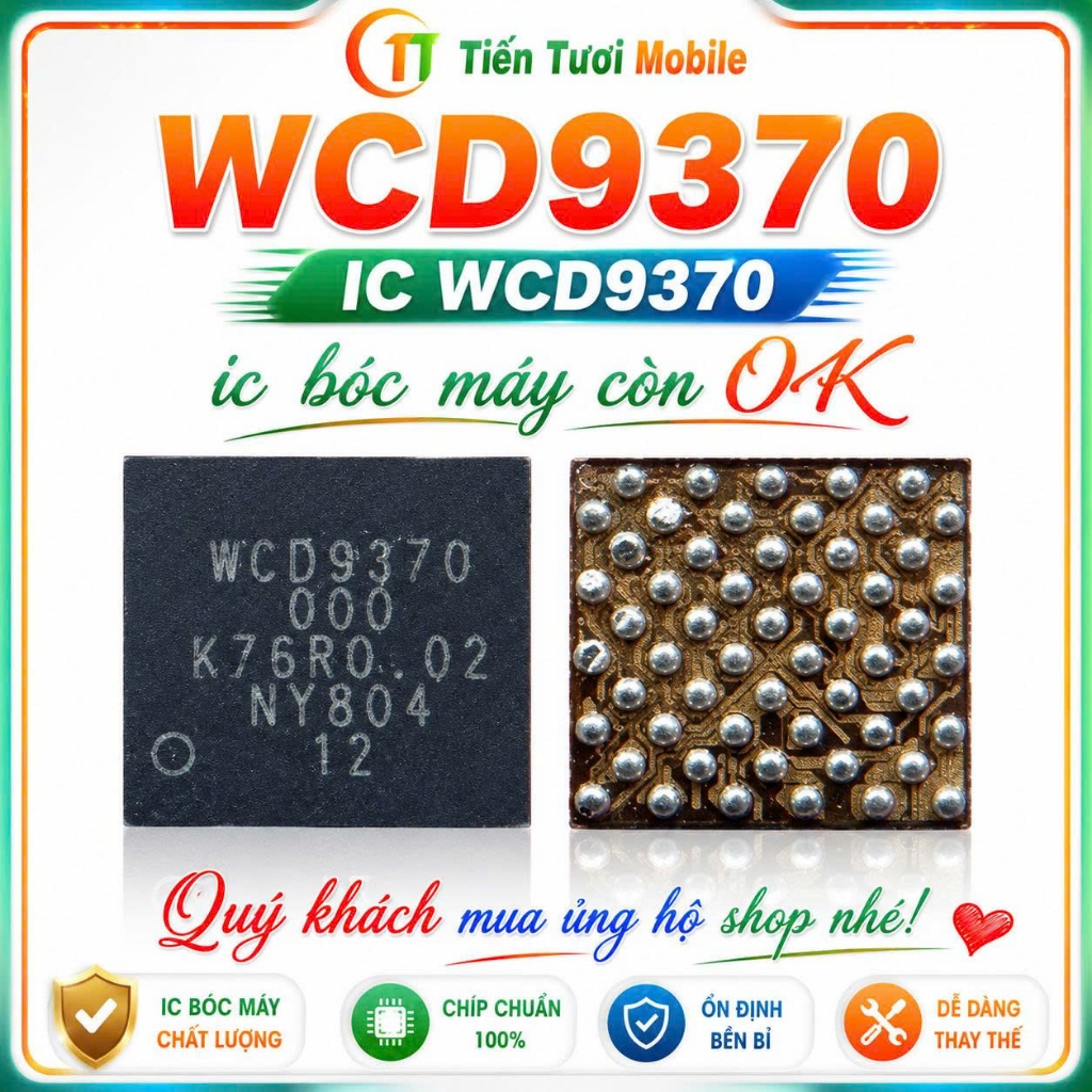WCD9370 IC,ic bóc máy còn tốt