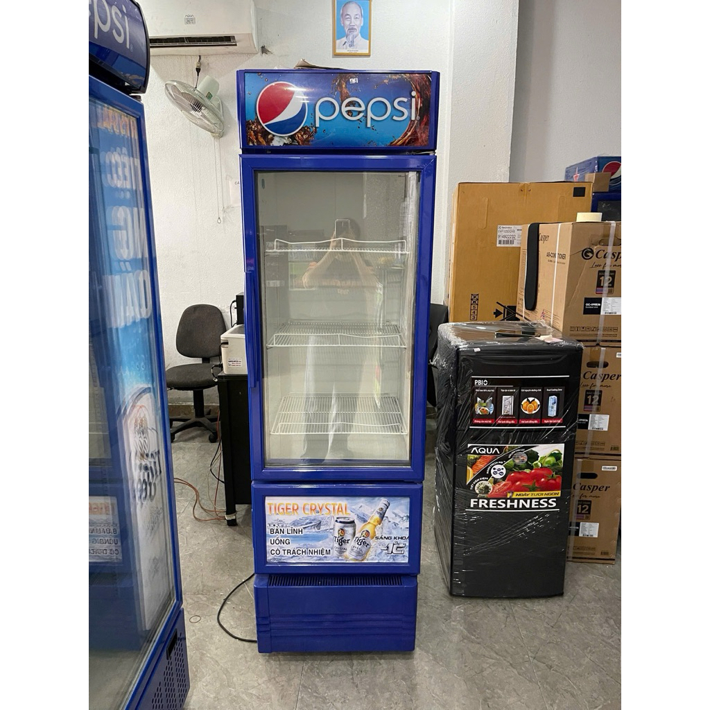Tủ mát Pepsi 400 lít đã qua sdung nguyên zin chỉ giao HCM, Long An, Bình Dương, Biên Hoà chat trước 