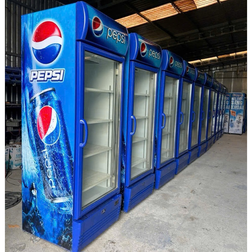 Thanh lý tủ mát Pepsi 625 lít đã qua sdung nguyên zin chỉ giao HCM, Long An, Bình Dương, Biên Hoà ch