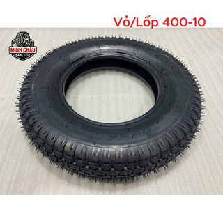 Vỏ, Lốp 400-10 Cao Su Dày – Dùng Cho Xe 3 Bánh, Xe 4 Bánh – Tải Trọng Tốt, Giá Rẻ | SĂM LỐP MINH CHÂU