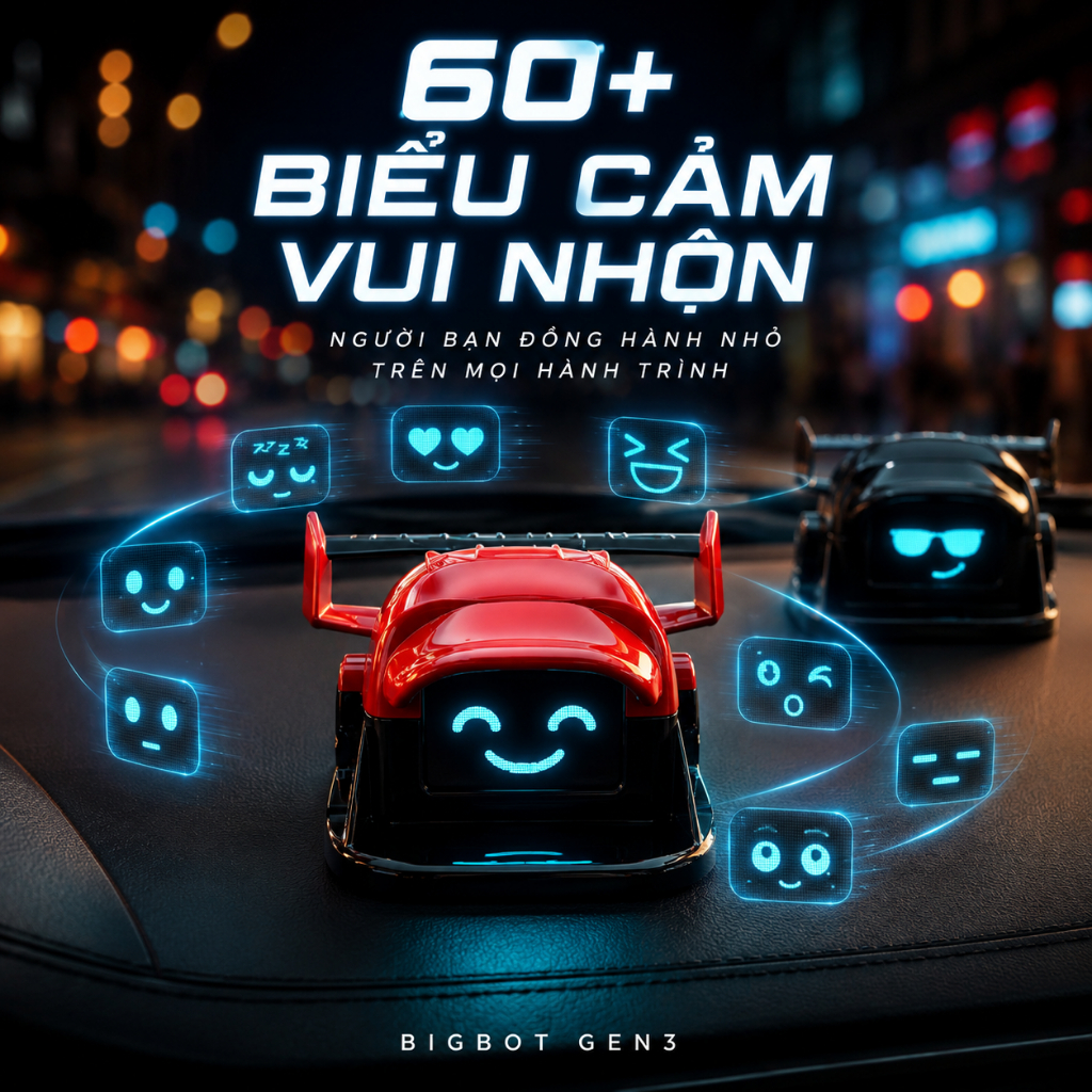 Bigbot Gen 3 – Biểu Cảm Mini - Custom Dasai Mochi Bạn Đồng Hành Taplo Cực Cute