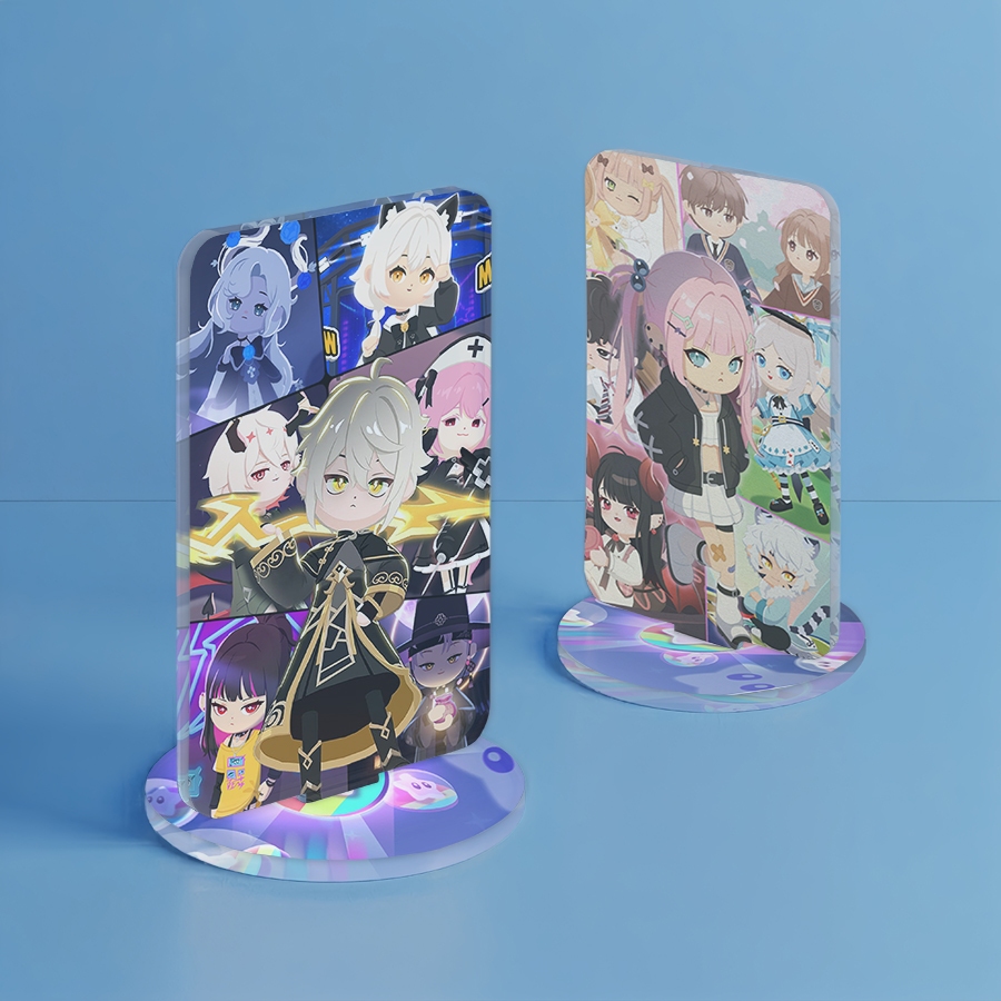 Mô Hình Standee Acrylic Play Together Decor Trang Trí, Mô Hình Mica Trang Trí Bàn Học