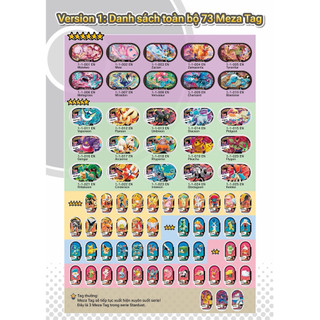 Meza Tag Pokemon Mezastart Version 1 Phiên Bản Quốc Tế