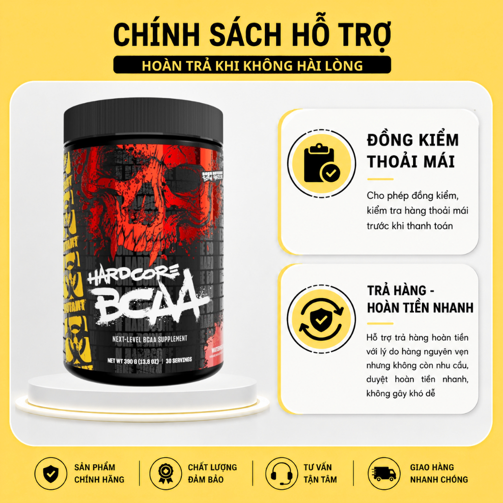 Bột Mutant BCAA - Hỗ trợ tăng cơ (Hộp 30 lần dùng)
