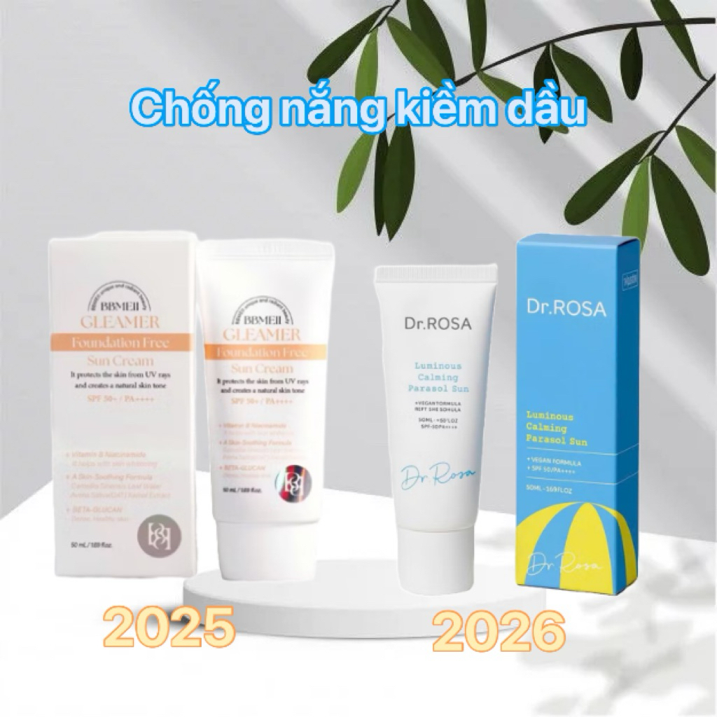Kem chống nắng kiềm dầu nâng tone BBMEII tuýp 50gr - Sun Cream