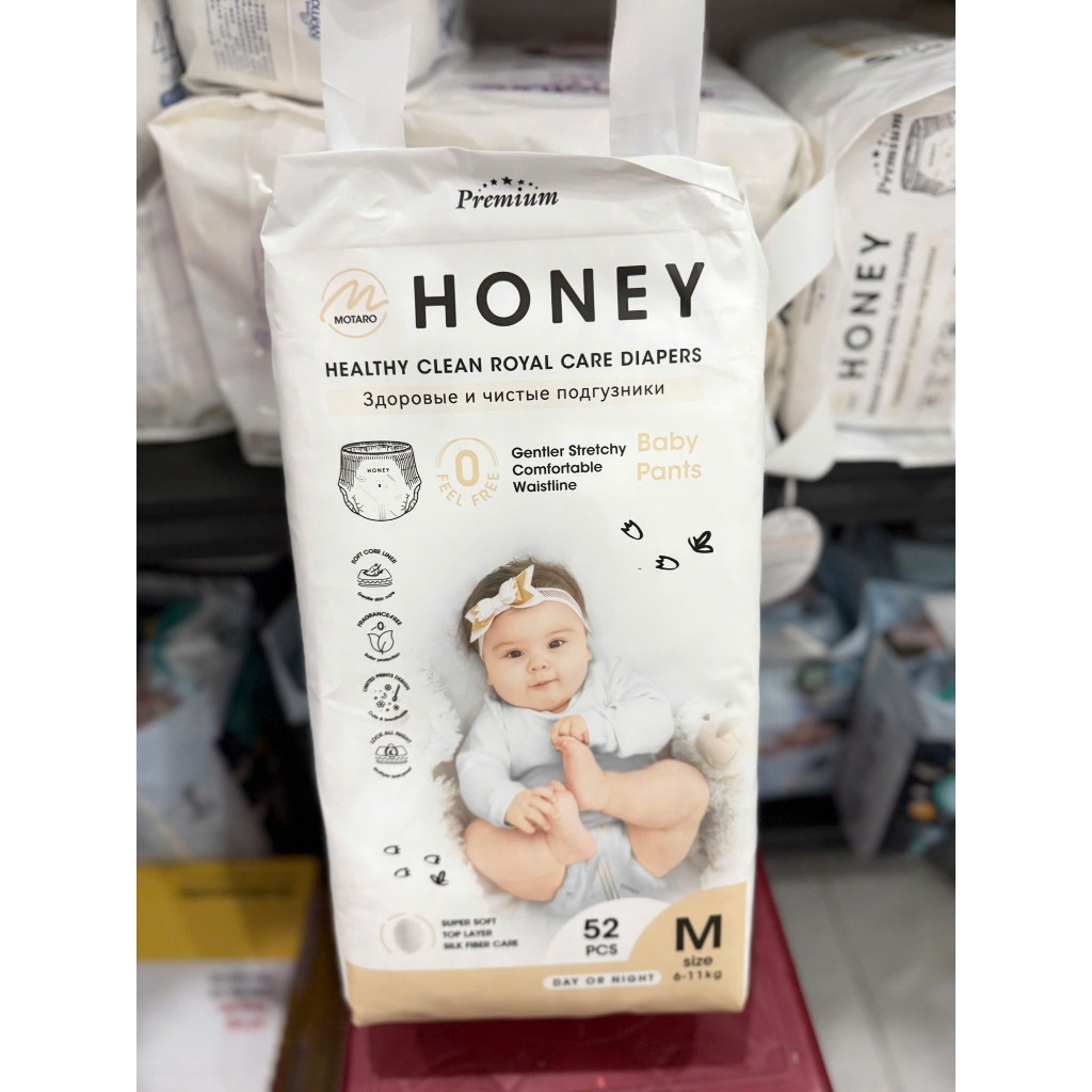 Tả quần HONEY PREMIUM chính hãng, siêu mỏng,thấm hút tốt, kho thoáng cả ngày đêm, chống hăm cho bé