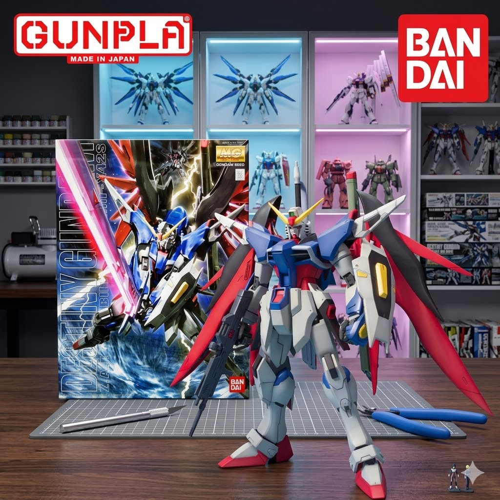 Mô Hình Lắp Ráp BANDAI NAMCO MG 1/100 Destiny Gundam - Mobile Suit Gundam SEED Destiny
