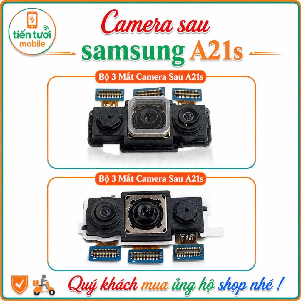 Camera Sau Samsung A21s (Bộ 3 Camera)
