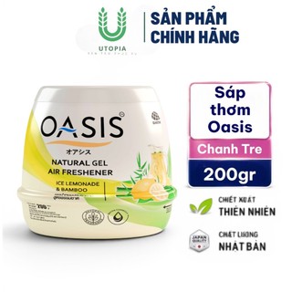 Xịt Phòng & Sáp Thơm Oasis Natural 200gram , 320ml hương thơm thiên nhiên