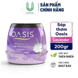 Xịt Phòng & Sáp Thơm Oasis Natural 200gram , 320ml hương thơm thiên nhiên