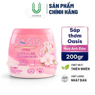 Xịt Phòng & Sáp Thơm Oasis Natural 200gram , 320ml hương thơm thiên nhiên