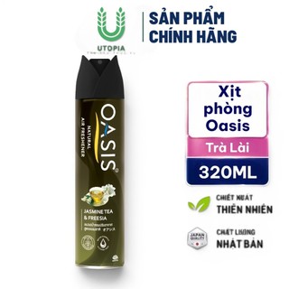 Xịt Phòng & Sáp Thơm Oasis Natural 200gram , 320ml hương thơm thiên nhiên
